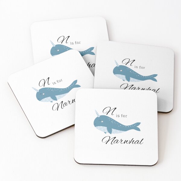 Item preview, N is for Narwhal  designed and sold by RieHarp.