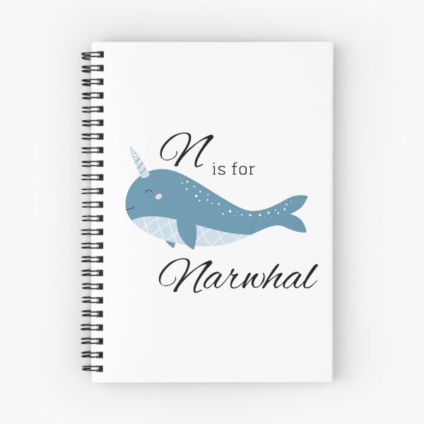Item preview, N is for Narwhal  designed and sold by RieHarp.
