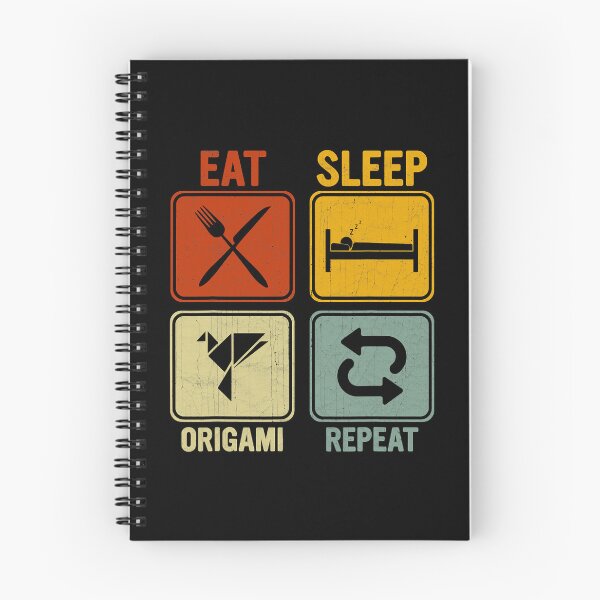 Item preview, Eat Sleep Origami Repeat Funny Origami Lover designed and sold by ArcWarden-art.