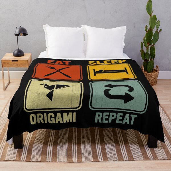 Item preview, Eat Sleep Origami Repeat Funny Origami Lover designed and sold by ArcWarden-art.