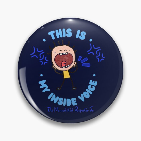 Item preview, This is My Inside Voice - Navy designed and sold by TheReporter1.