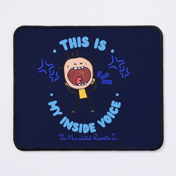 Item preview, This is My Inside Voice - Navy designed and sold by TheReporter1.