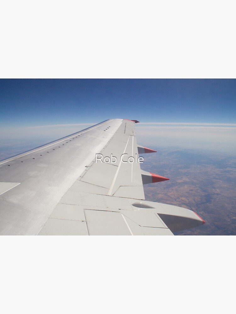 Jet Aircraft Wing In Flight by robcole