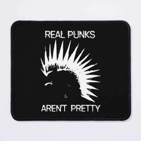 Item preview, Real Punks Aren't Pretty In White Text designed and sold by Tranquilharris.