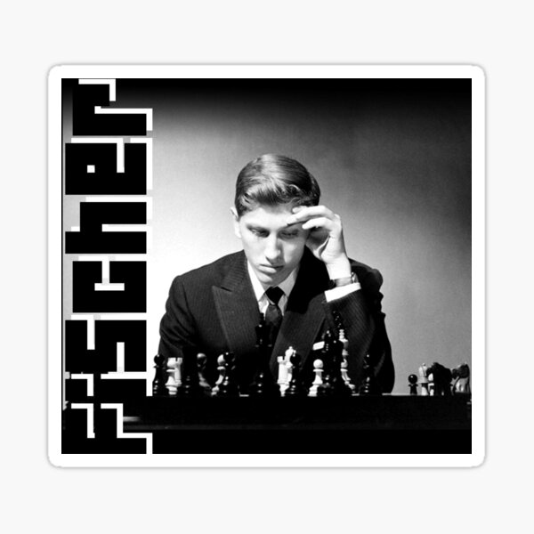 Bobby Fisher Chess T-Shirt products Grandmaster Sticker