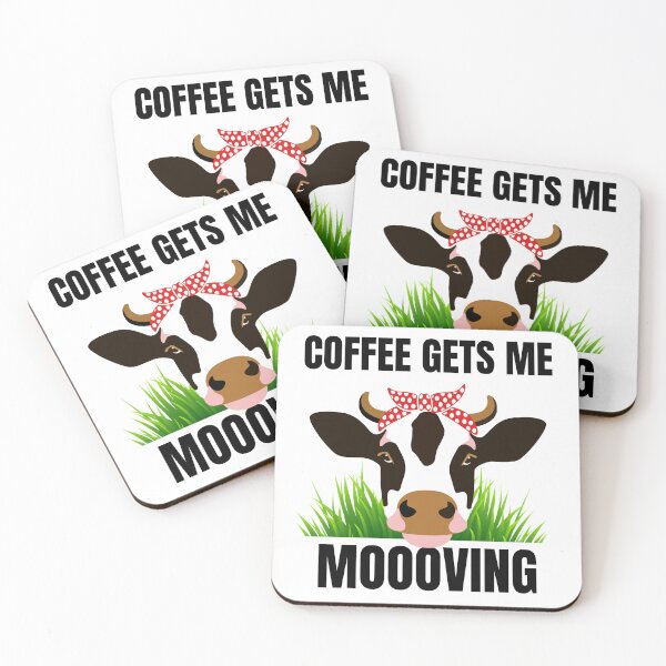Item preview, Coffee Gets Me Moooving designed and sold by Comfy Creations.