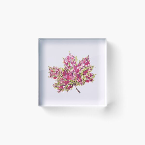 Item preview, Colorful Watercolor Autumn Leaf designed and sold by Boriana Giormova.