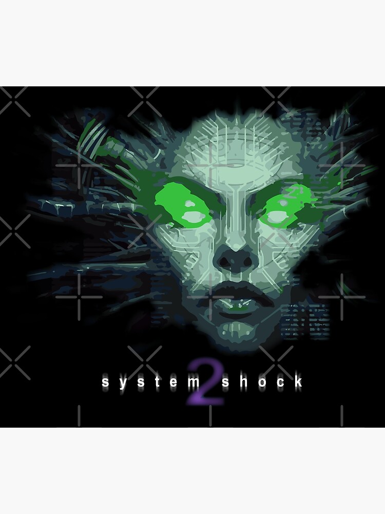 System Shock 2 Shodan Logo Custom Poster For Sale By Lgsmerch Redbubble