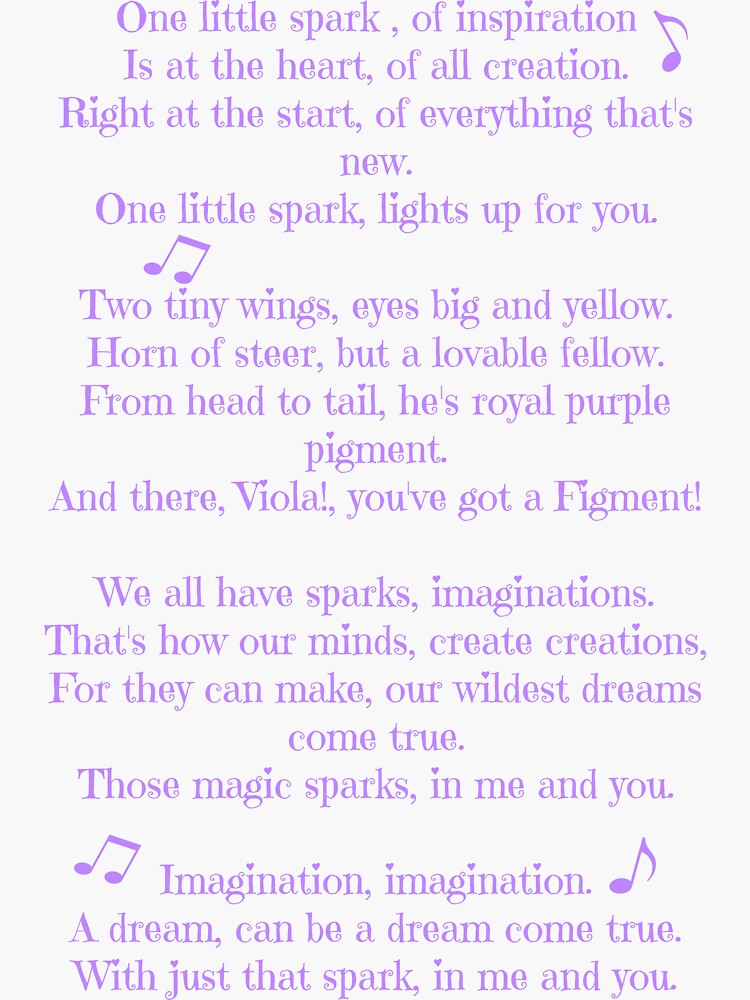 One Little Spark Lyrics