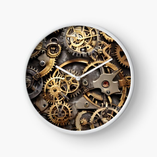 The Stormgrave Chronometer Clock, Steampunk Fantasy Gothic Gift, Alchemy  England
