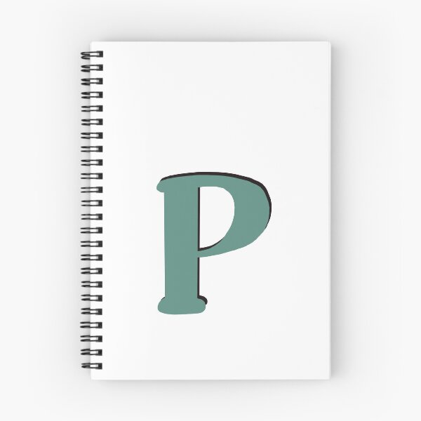 Item preview, Letter p green initial monogram alphabet P Capital P designed and sold by Antique-Gifts.