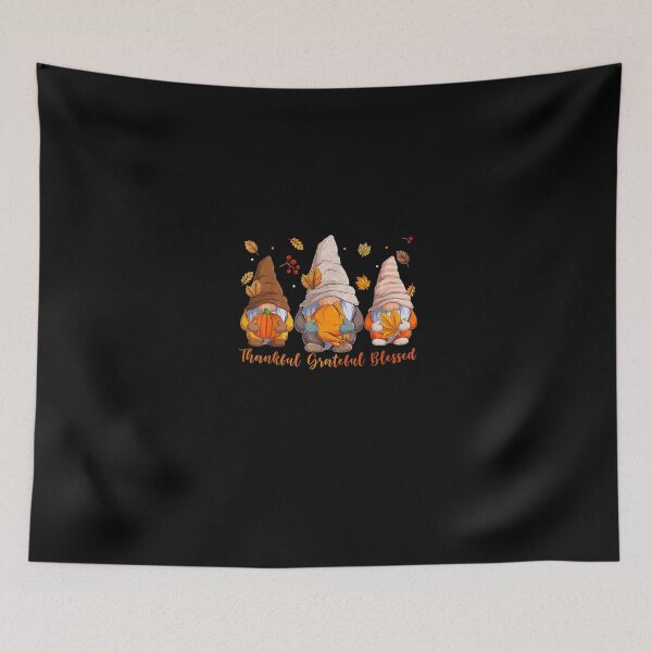 Artikelvorschau, Dankbares dankbares gesegnetes Gnomes-Erntedankfest-Geschenk-T-Shirt entworfen und verkauft von BerschEverett.