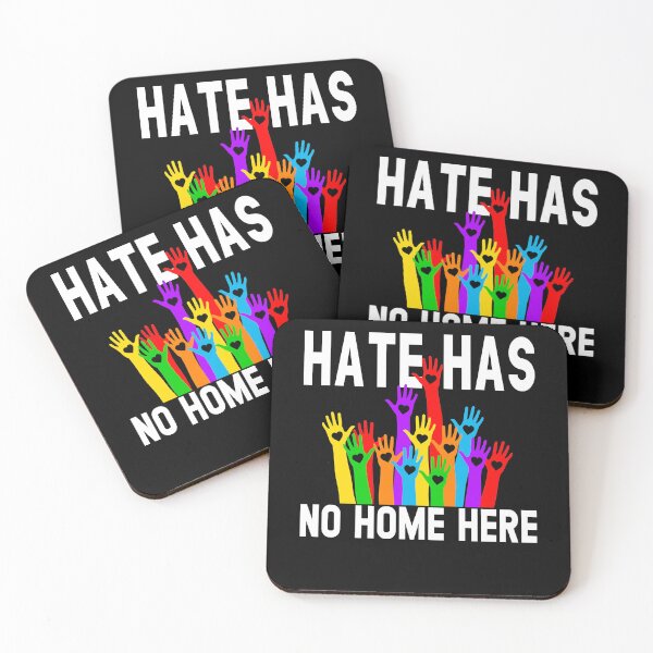 Item preview, Hate Has No Home Here Diversity Anti Hate Unity LGBT Gift designed and sold by Simeon	 Dorelus.