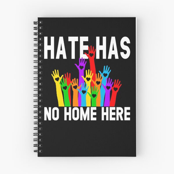 Item preview, Hate Has No Home Here Diversity Anti Hate Unity LGBT Gift designed and sold by Simeon	 Dorelus.