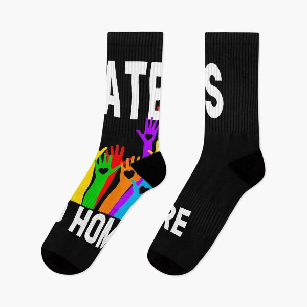Item preview, Hate Has No Home Here Diversity Anti Hate Unity LGBT Gift designed and sold by Simeon	 Dorelus.