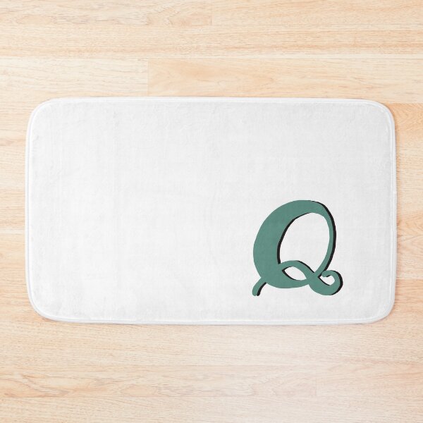 Item preview, Letter Q green initial monogram alphabet Q capital q designed and sold by Antique-Gifts.