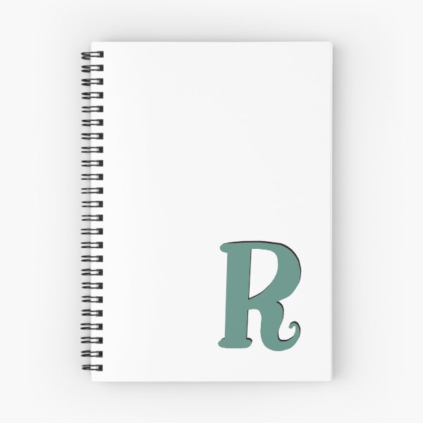 Item preview, Letter R green initial monogram alphabet R capital R designed and sold by Antique-Gifts.