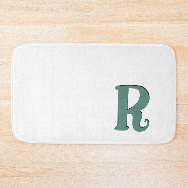 Item preview, Letter R green initial monogram alphabet R capital R designed and sold by Antique-Gifts.