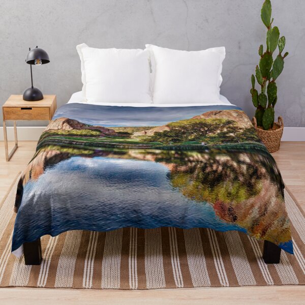 Item preview, The Red Rocks Reflection Golf Course at Roxborough Arrowhead Golf Course designed and sold by Rocky Mountain Artistry.