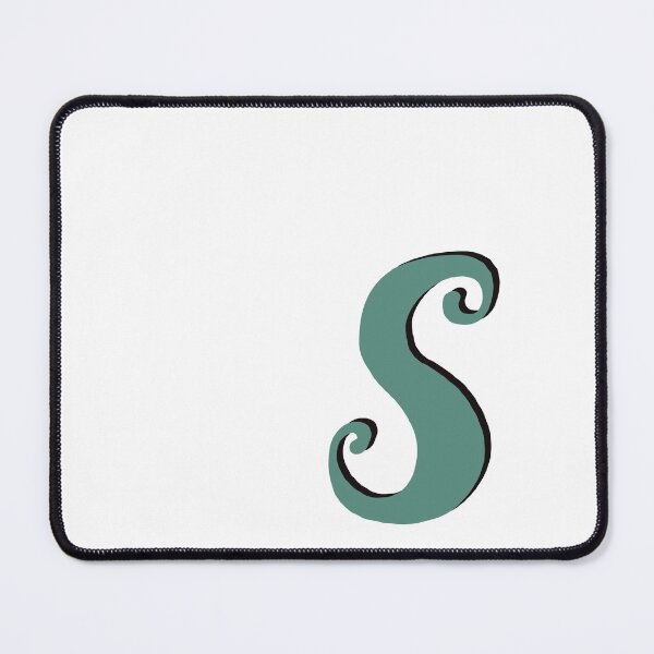 Item preview, Letter S green initial monogram alphabet s capital S designed and sold by Antique-Gifts.