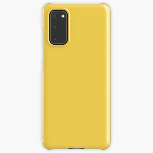 Mustard Yellow Solid Color Samsung Galaxy Snap Case