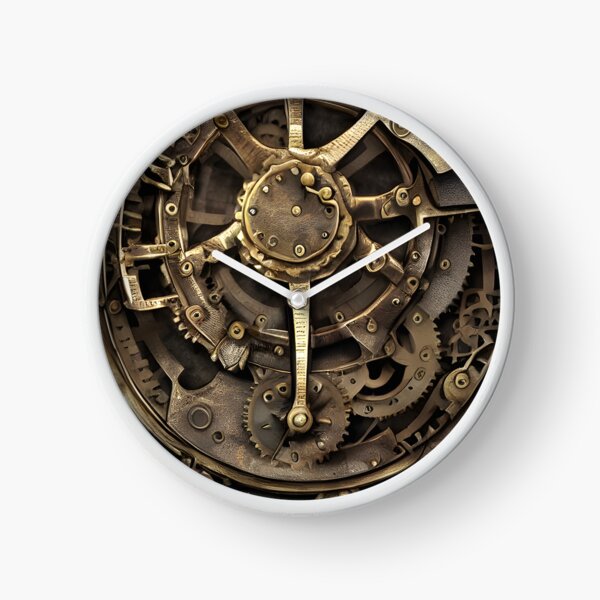 The Stormgrave Chronometer Clock, Steampunk Fantasy Gothic Gift, Alchemy  England