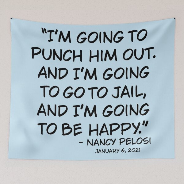 Item preview, Nancy Pelosi Punch Him Out designed and sold by GrellenDraws.
