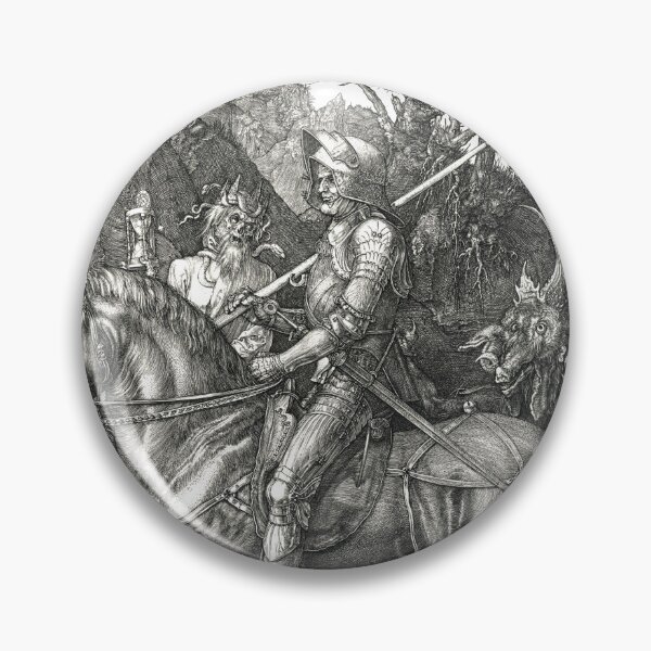 Item preview, "Ritter, Tod und Teufel" - Albrecht Dürer, c.1513. designed and sold by MedievalLCS.
