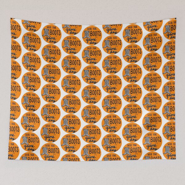 Item preview, Orange Game day cowboy designed and sold by emroccs.