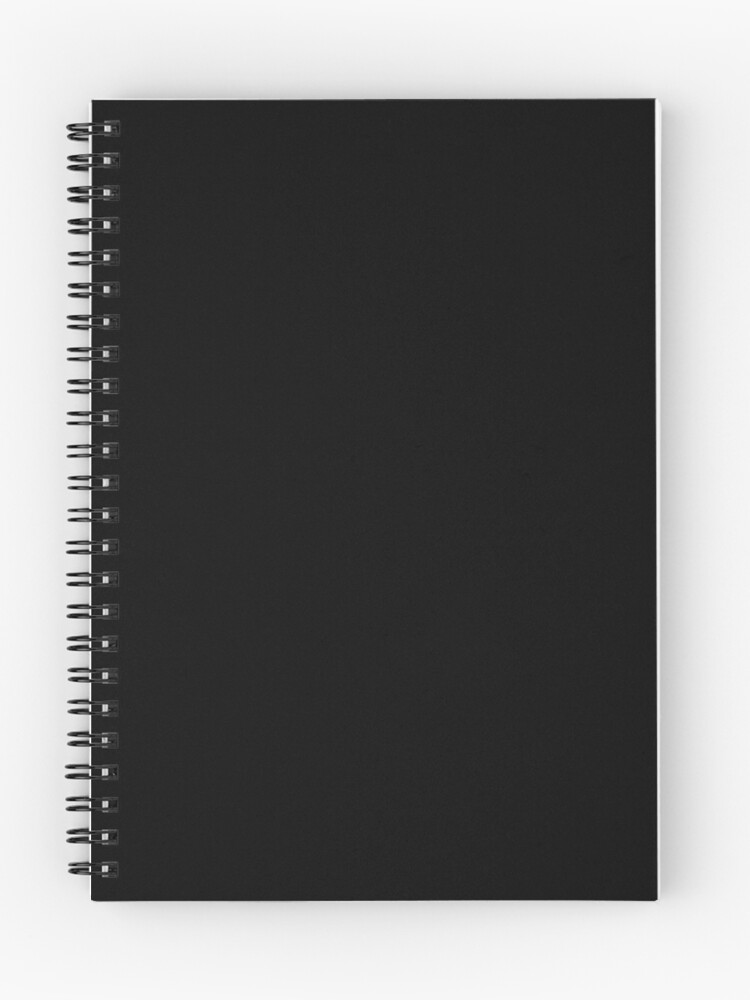 Thumbnail 1 of 3, Journal, Ultimate Black Solid Color designed and sold by rewstudio.
