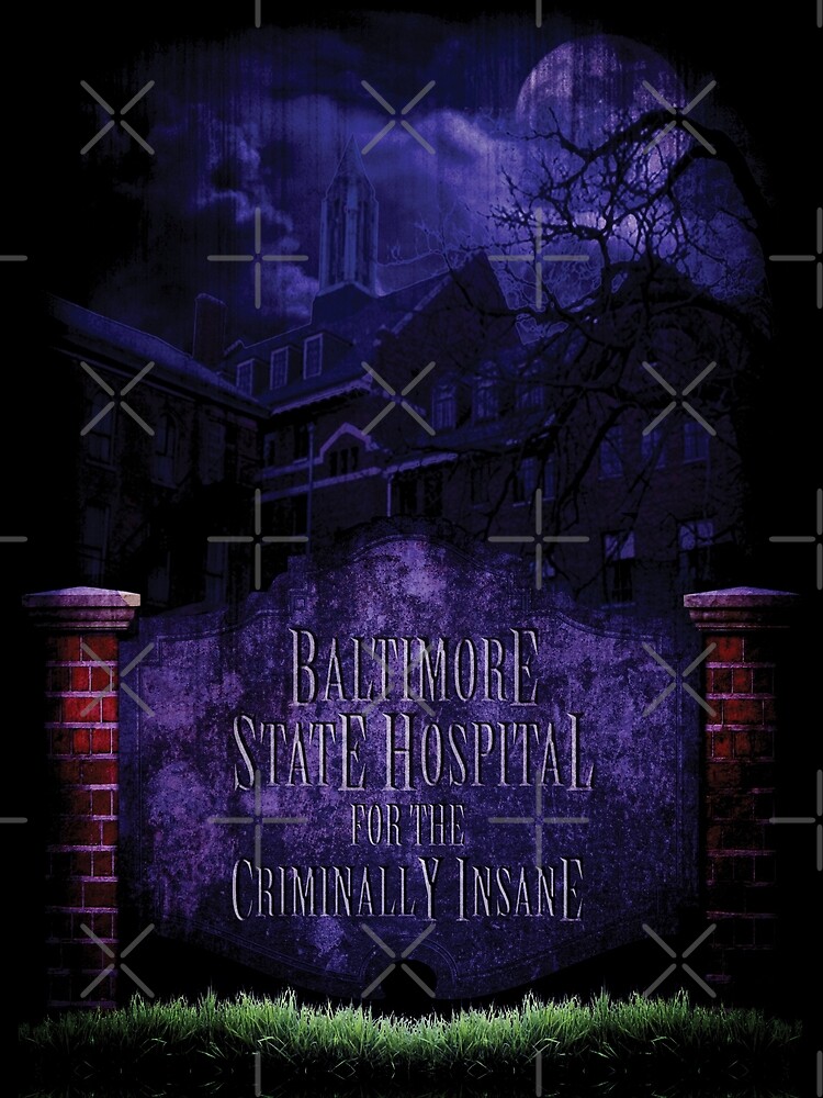 "Silence of the Lambs Baltimore State Hospital " Art Print by
