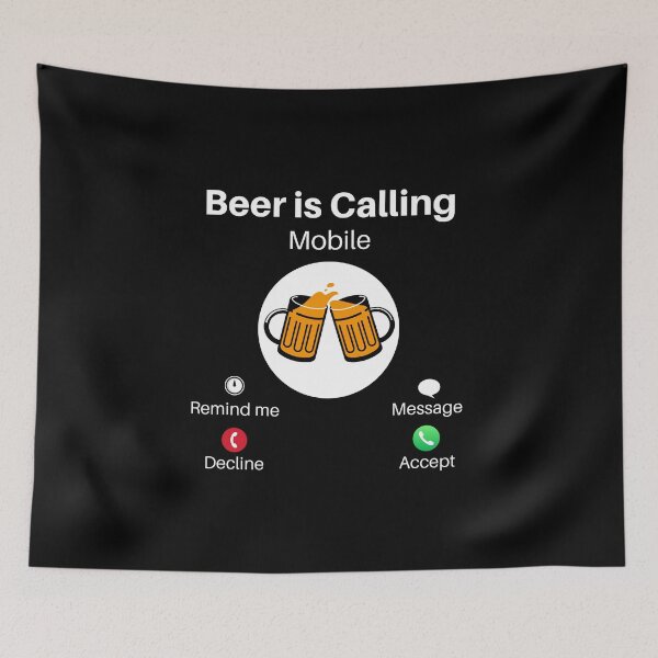 Item preview, beer is calling designed and sold by MallsD.