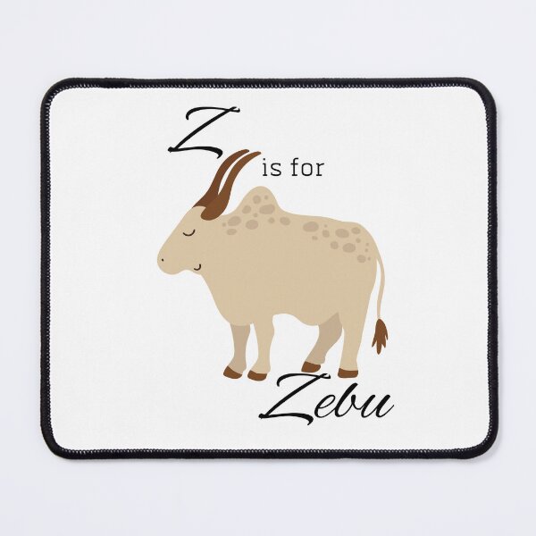 Item preview, Z is for Zebu designed and sold by RieHarp.
