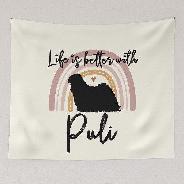 Item preview, Puli Dog Rainbow Aesthetic Boho designed and sold by rafaeltto.