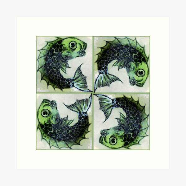 Item preview, William De Morgan Fish designed and sold by JoolyA.