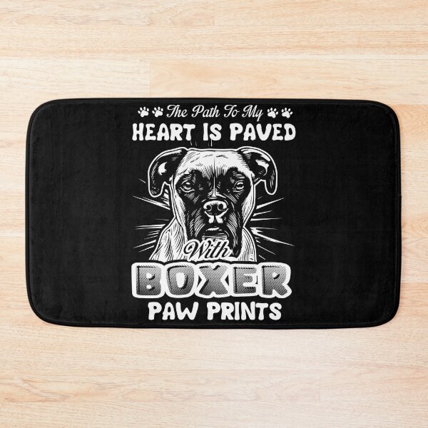 Item preview, The Road To My Heart Is Paved With Boxer Paw Prints designed and sold by UnknownArtistt.