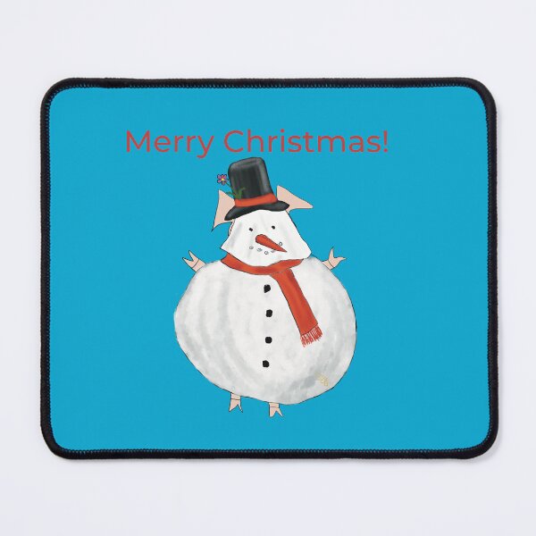 Item preview, Slightly sinister snowman, Snowman costume wearing cute pig. Merry Christmas! designed and sold by PiggingJapan.