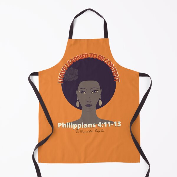 Item preview, I Have Learned to be Content KJV - Burnt Orange designed and sold by TheReporter1.