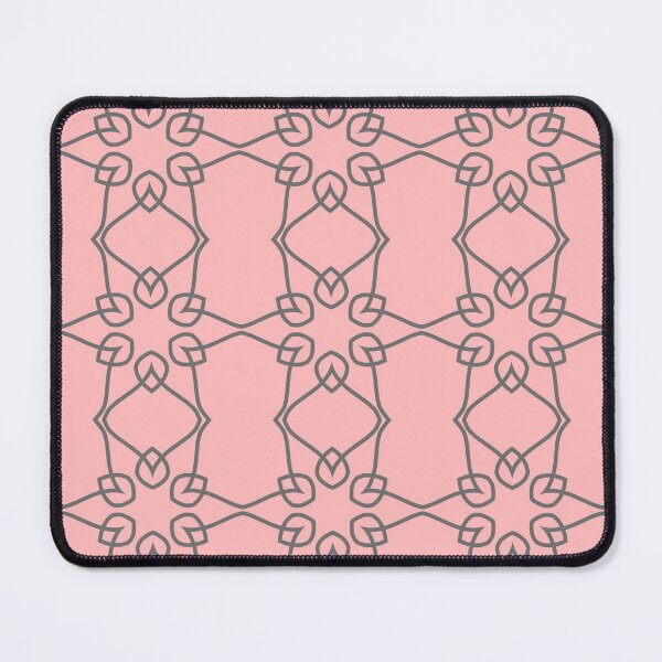 Item preview, Petal Pattern in Gray and Peach Pink designed and sold by KeksWorkroom.