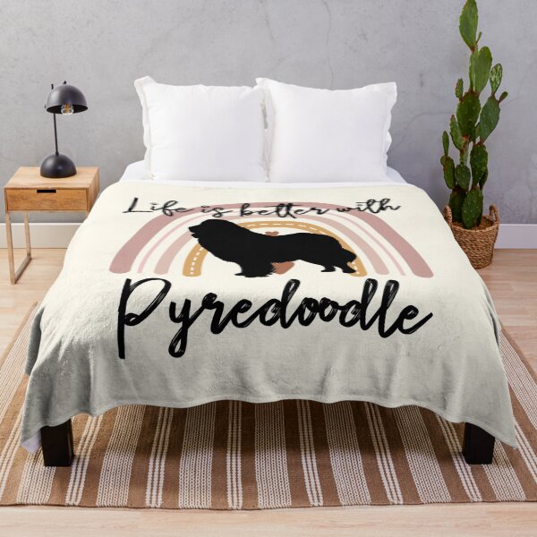 Item preview, Pyredoodle Dog Rainbow Aesthetic Boho designed and sold by rafaeltto.