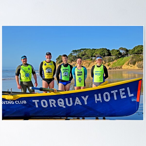 Item preview, TSLSC's new Torquay Hotel surf boat designed and sold by Andy Berry.