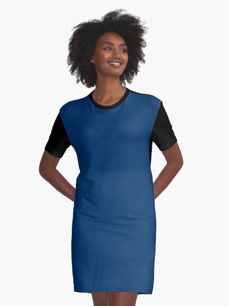 dark blue t shirt dress