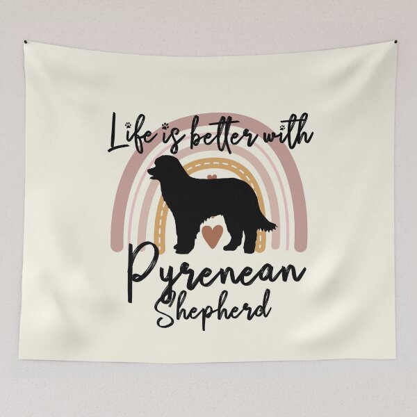 Item preview, Pyrenean Shepherd Dog Rainbow Aesthetic Boho designed and sold by rafaeltto.