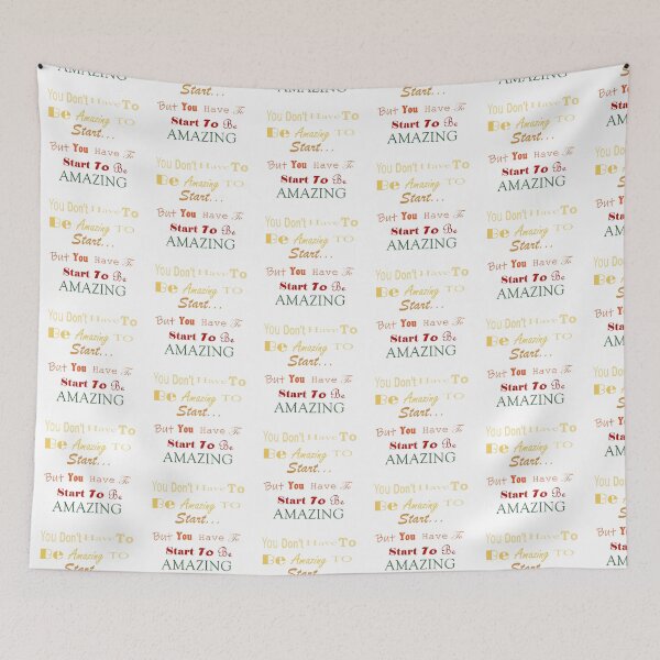 Item preview, Don't be afraid to start.(SummerFlowers) designed and sold by SamIsWhat8.