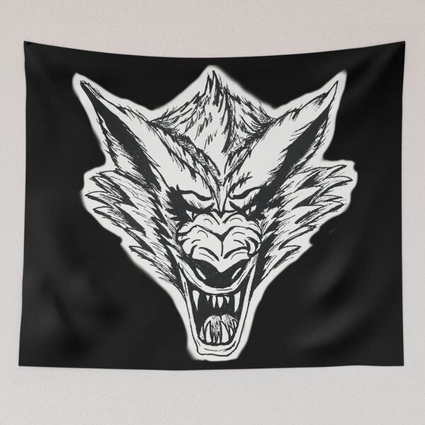 Item preview, Scary Wolf  designed and sold by Krissys-Art.