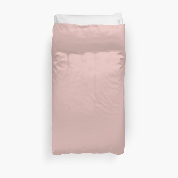 Rose Gold Solid Color Duvet Cover