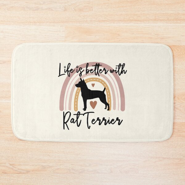 Artikelvorschau, Rat Terrier Dog Rainbow Aesthetic Boho entworfen und verkauft von rafaeltto.