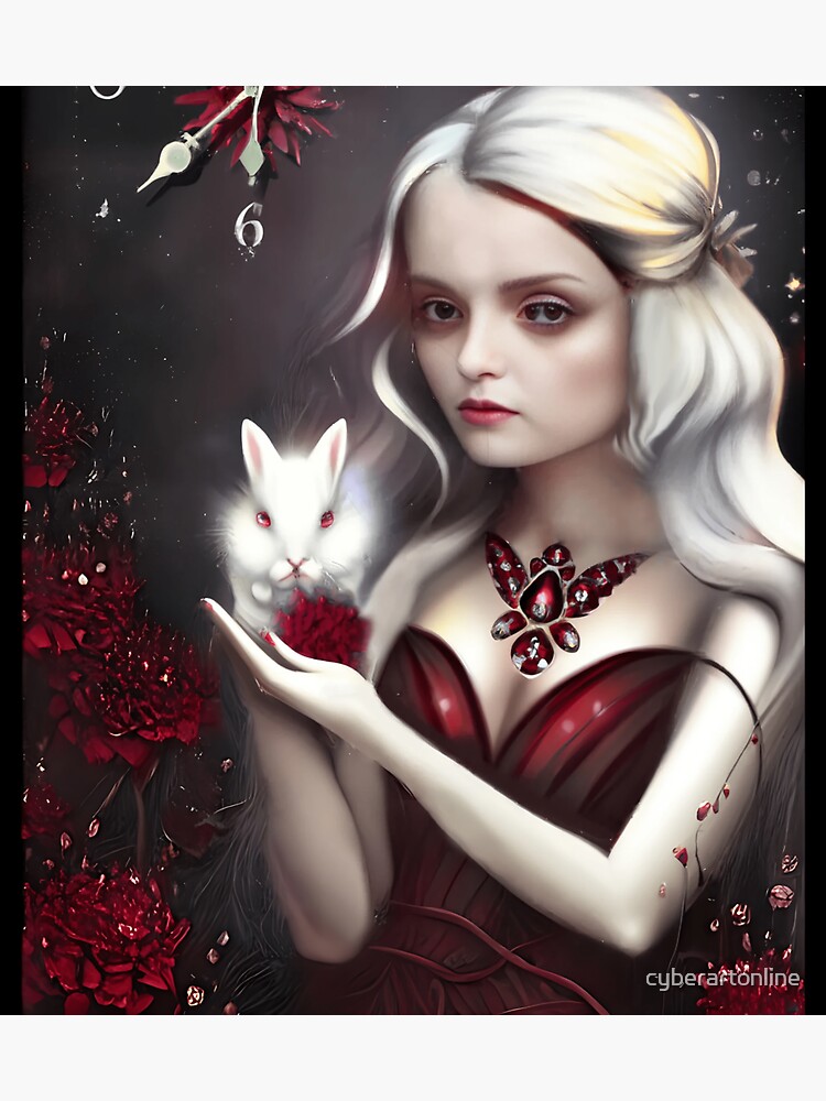 &amp;quot;Alice &amp; Her Little Friend&amp;quot; Sticker for Sale by cyberartonline | Redbubble