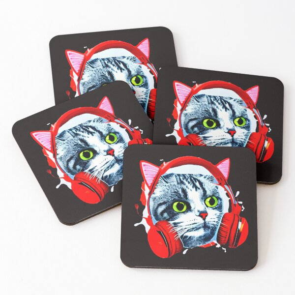 Item preview, Cat House DJ Kitty designed and sold by nuel-art.