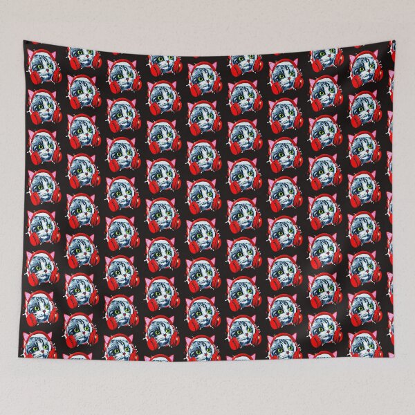 Item preview, Cat House DJ Kitty designed and sold by nuel-art.